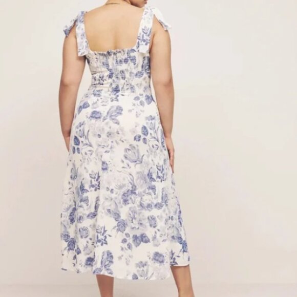Reformation Twilight Dress - Blue Floral - Picture 5 of 9